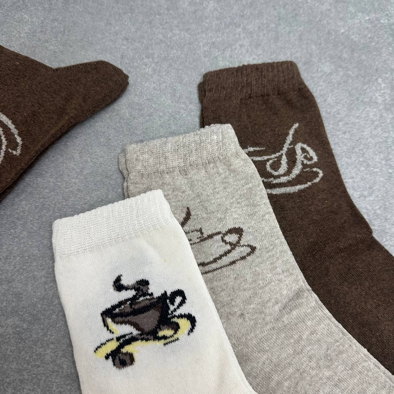 Високі жіночі шкарпетки щільні Житомир Краса, Кава, 36-40 р, 10 пар