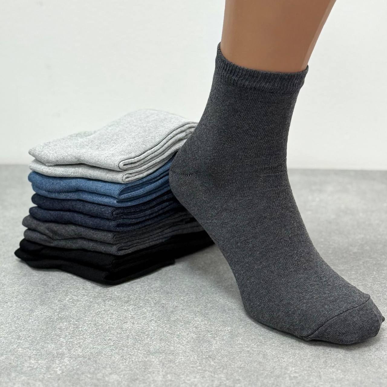 Классические мужские носки микс 5 в 1 средние Житомир, 41-45 р, 10 пар