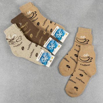 Махровые женские носки Limerence, Кофе, 36-40 р, 12 пар