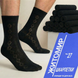 Класичні чоловічі шкарпетки х/б високі чорні Житомир Краса, 41-43 р, 12 пар