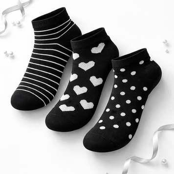 Спортивные женские носки черно-белые Житомир КОИ, 36-40 р, 10 пар