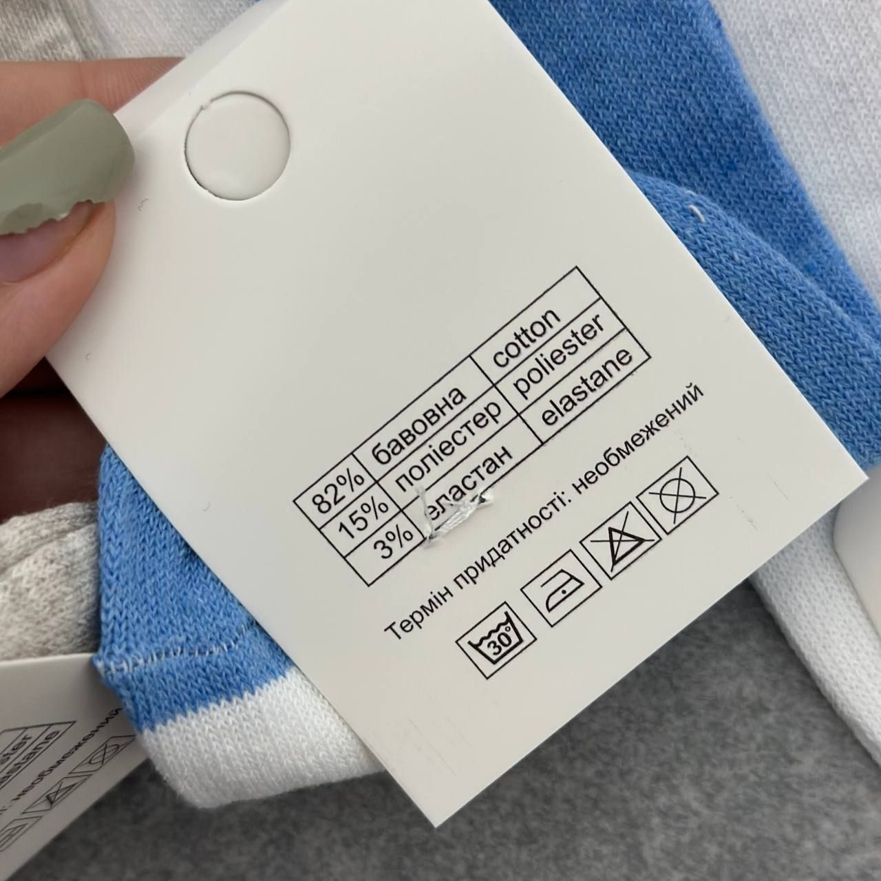 Спортивные женские носки короткие NiceSocks, Половинки бело-серые, 36-40 р, 10 пар